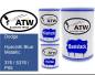 Preview: Dodge, Hyacinth Blue Metallic, 376 / 5376 / P05: 500ml Lackdose + 500ml Klarlack + 250ml Härter - Set, von ATW Autoteile West.